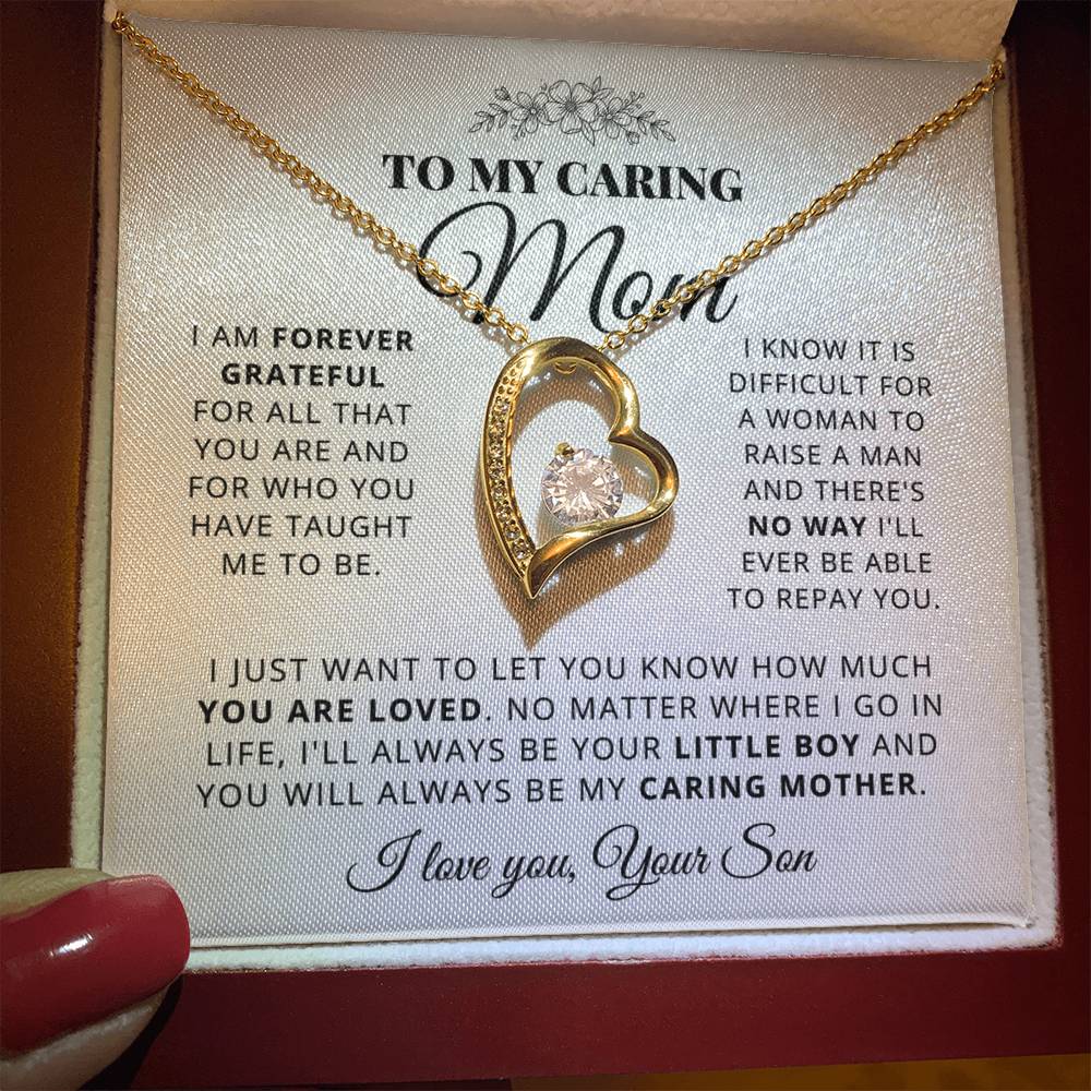 To My Mom - Beautiful Gift Set - Forever Love Necklace - MFL003