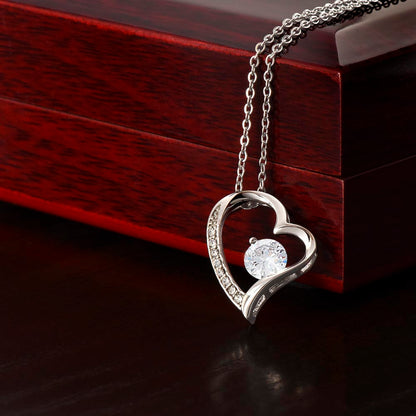 To My Daughter - Love Dad - Beautiful Gift Set - Forever Love Necklace - DFL013