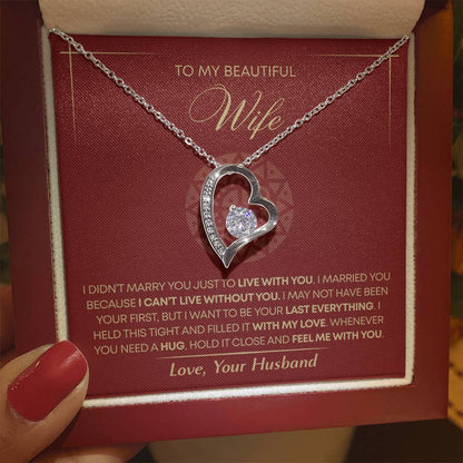 To My Wife - Beautiful Gift Set - Forever Love Necklace - WFL002