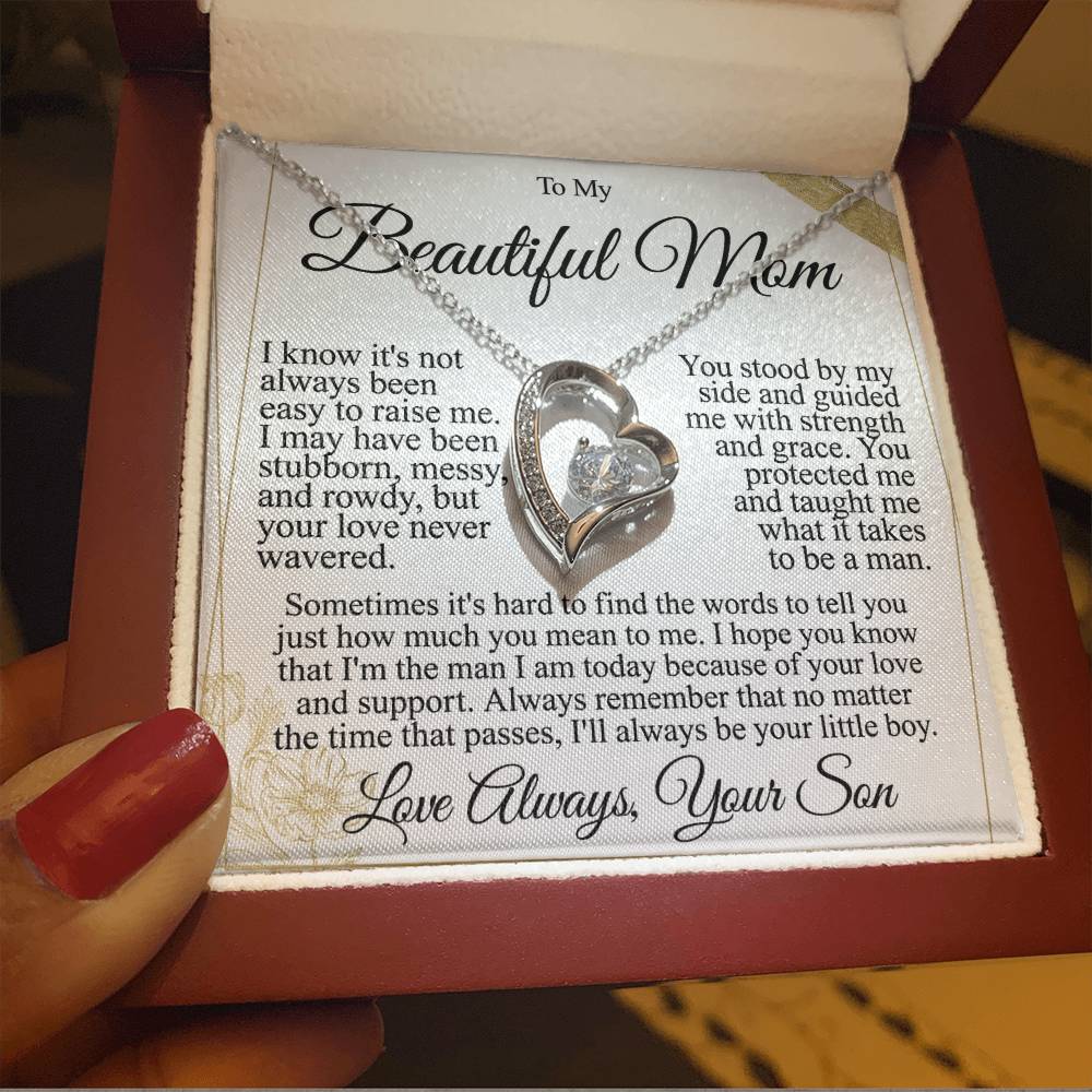 To My Mom - Beautiful Gift Set - Forever Love Necklace - MFL004