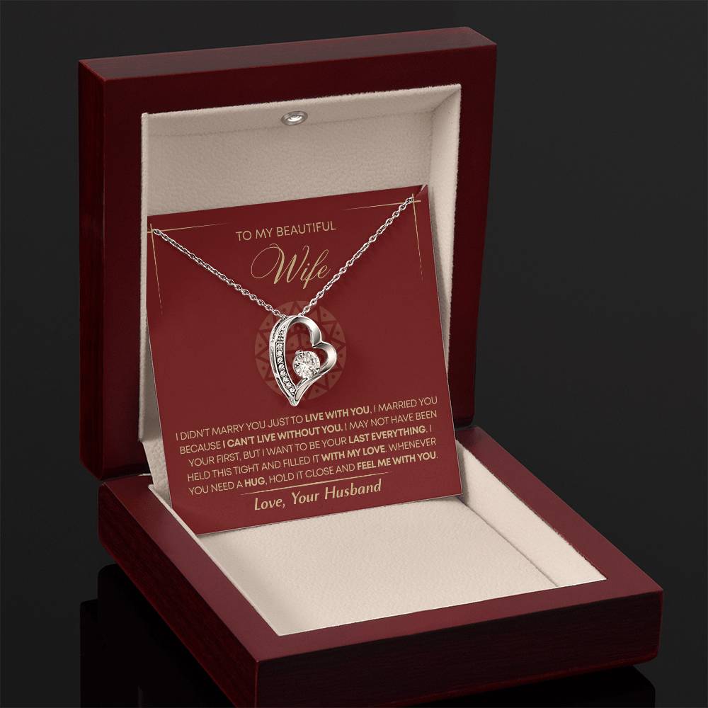 To My Wife - Beautiful Gift Set - Forever Love Necklace - WFL002