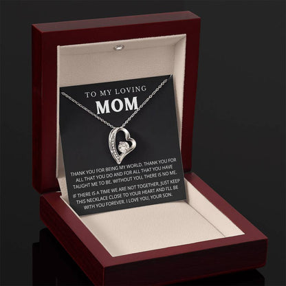 To My Mom - Beautiful Gift Set - Forever Love Necklace - MFL005