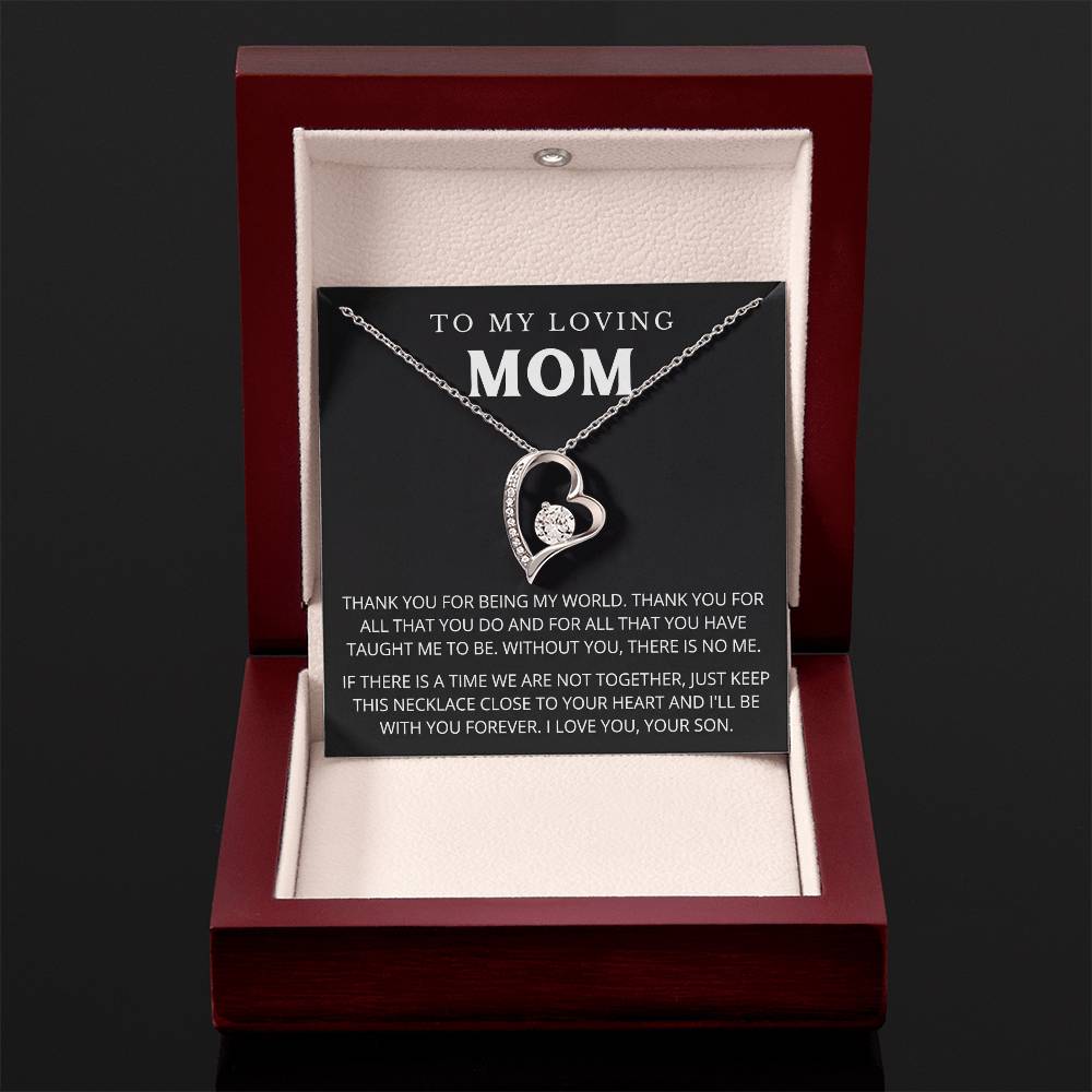 To My Mom - Beautiful Gift Set - Forever Love Necklace - MFL005