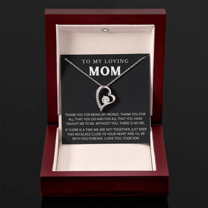 To My Mom - Beautiful Gift Set - Forever Love Necklace - MFL005