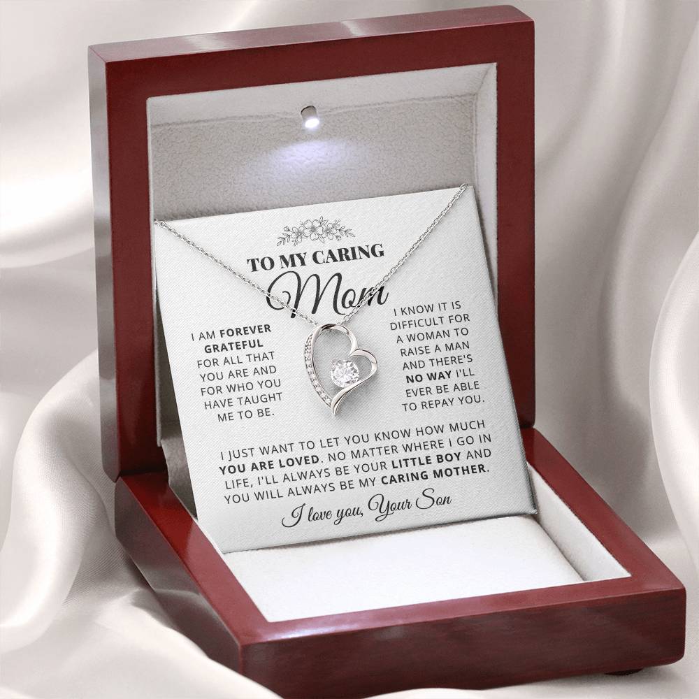 To My Mom - Beautiful Gift Set - Forever Love Necklace - MFL003