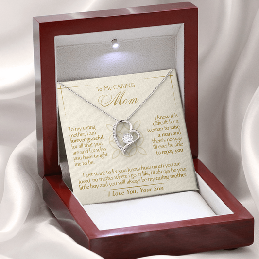 To My Mom - Beautiful Gift Set - Forever Love Necklace - MFL001
