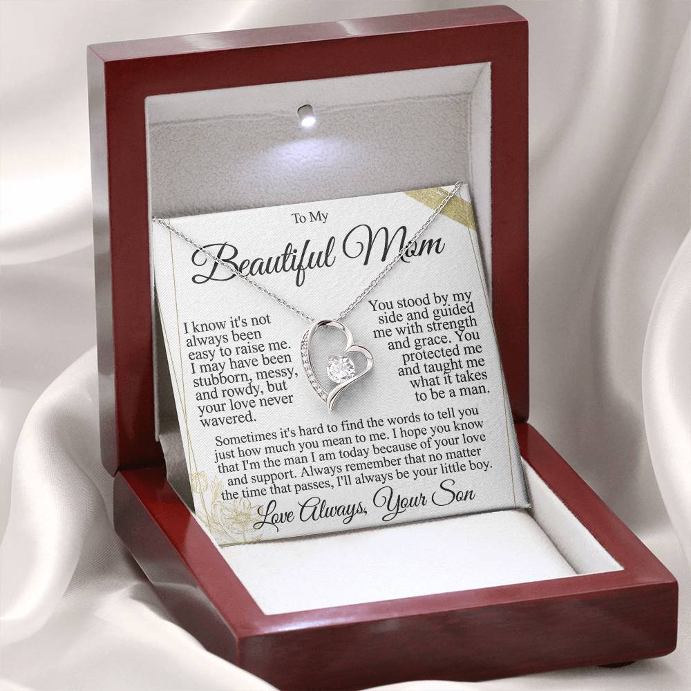 To My Mom - Beautiful Gift Set - Forever Love Necklace - MFL004
