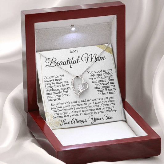To My Mom - Beautiful Gift Set - Forever Love Necklace - MFL004
