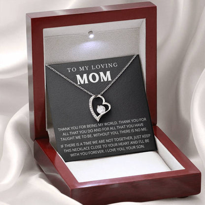 To My Mom - Beautiful Gift Set - Forever Love Necklace - MFL005