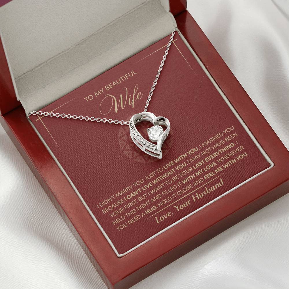 To My Wife - Beautiful Gift Set - Forever Love Necklace - WFL002