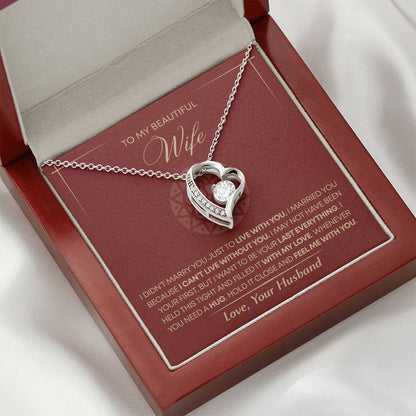 To My Wife - Beautiful Gift Set - Forever Love Necklace - WFL002