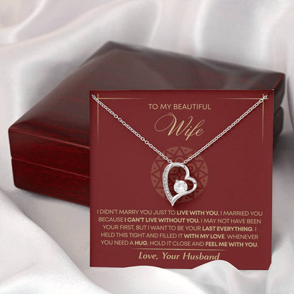 To My Wife - Beautiful Gift Set - Forever Love Necklace - WFL002