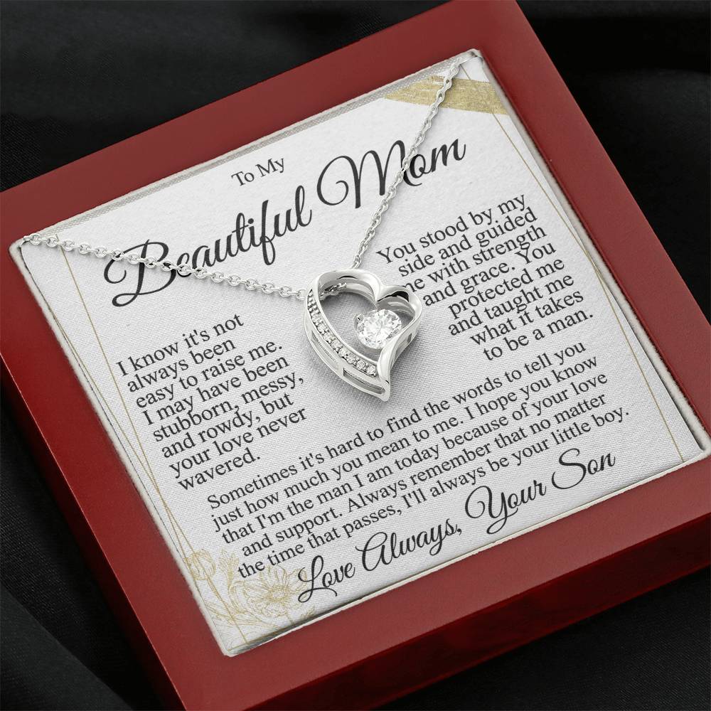 To My Mom - Beautiful Gift Set - Forever Love Necklace - MFL004