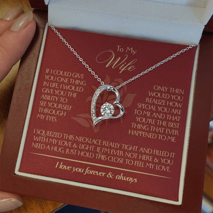 To My Wife - Beautiful Gift Set - Forever Love Necklace - WFL001