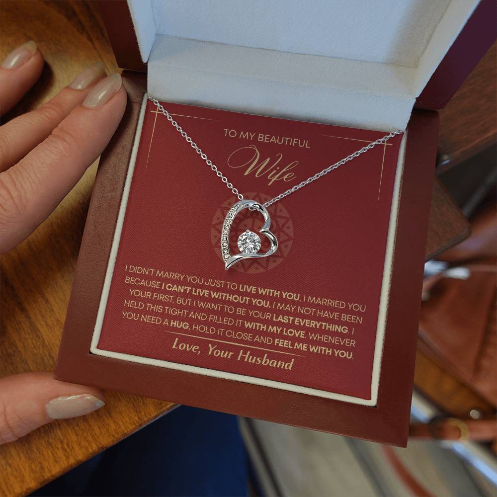 To My Wife - Beautiful Gift Set - Forever Love Necklace - WFL002