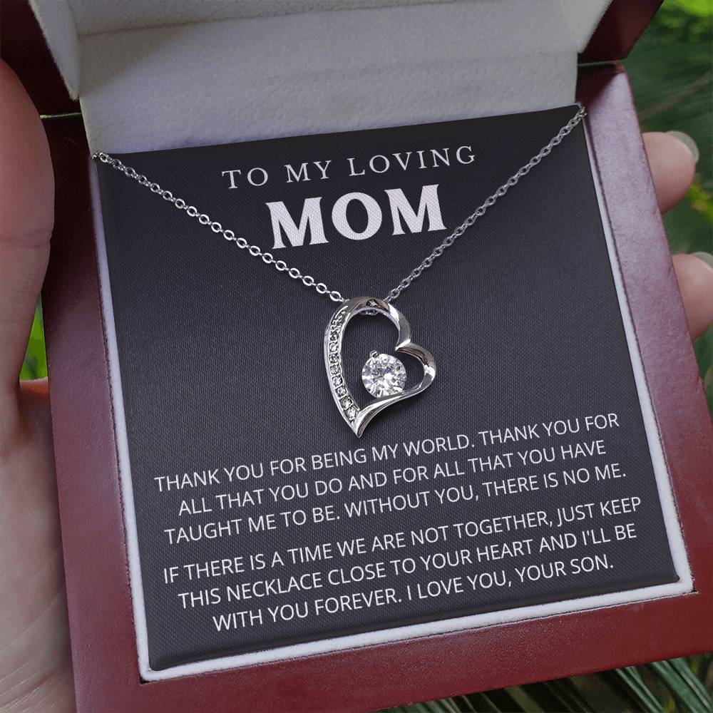 To My Mom - Beautiful Gift Set - Forever Love Necklace - MFL005