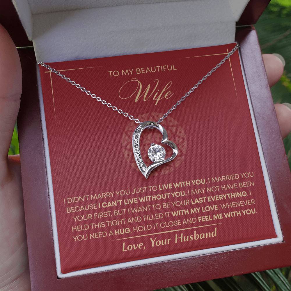 To My Wife - Beautiful Gift Set - Forever Love Necklace - WFL002