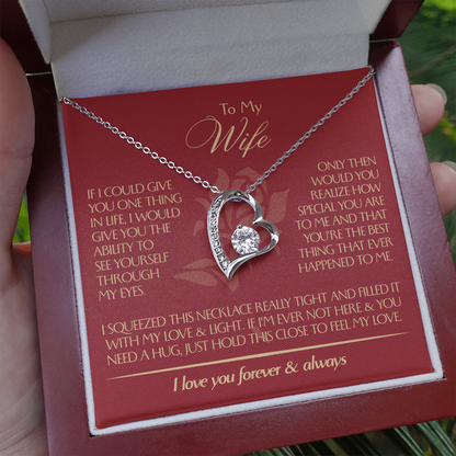 To My Wife - Beautiful Gift Set - Forever Love Necklace - WFL001