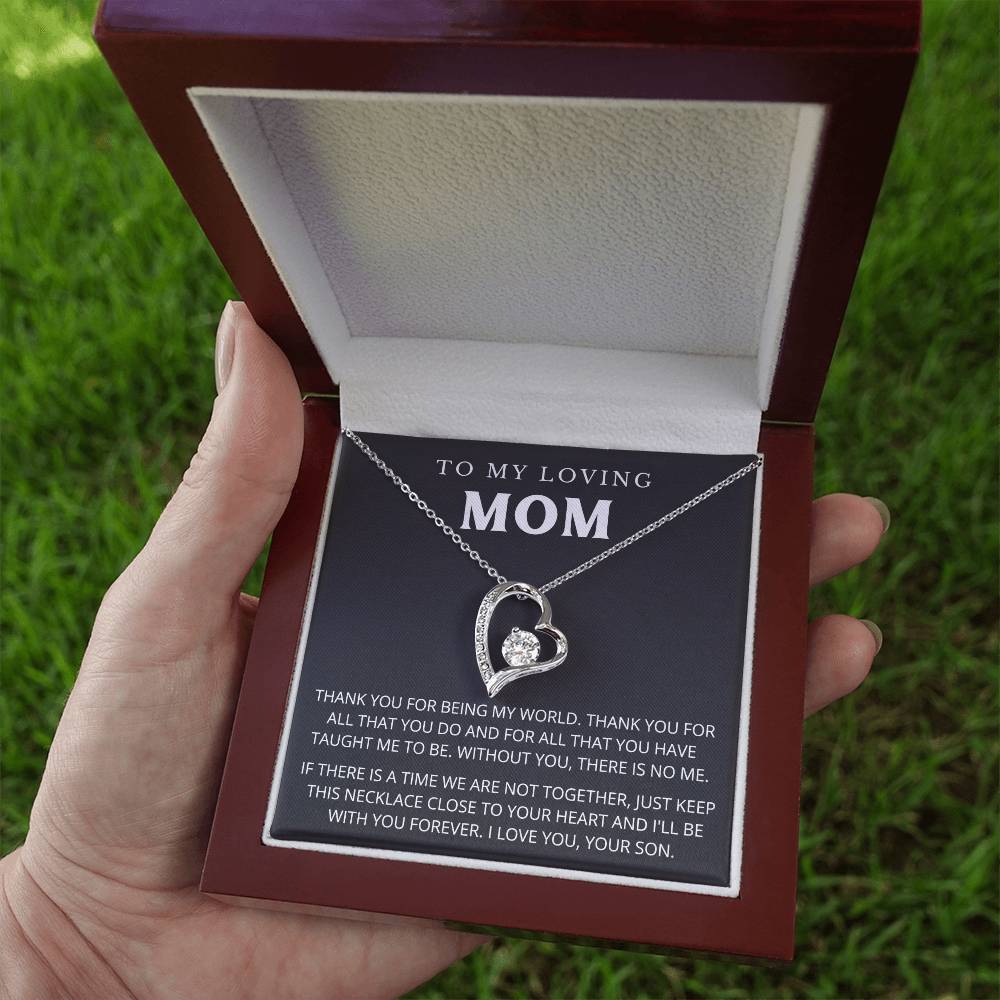 To My Mom - Beautiful Gift Set - Forever Love Necklace - MFL005