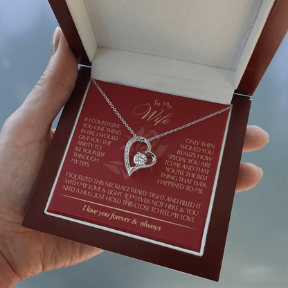 To My Wife - Beautiful Gift Set - Forever Love Necklace - WFL001
