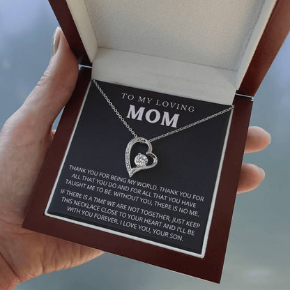 To My Mom - Beautiful Gift Set - Forever Love Necklace - MFL005