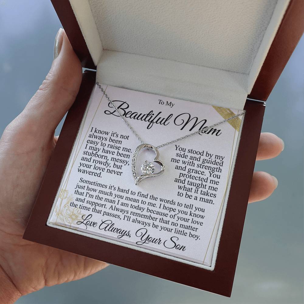 To My Mom - Beautiful Gift Set - Forever Love Necklace - MFL004