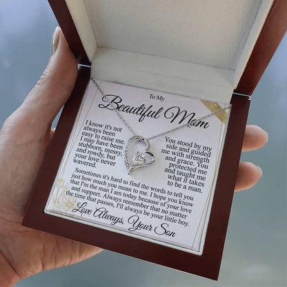 To My Mom - Beautiful Gift Set - Forever Love Necklace - MFL004