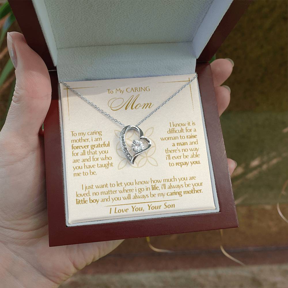 To My Mom - Beautiful Gift Set - Forever Love Necklace - MFL001