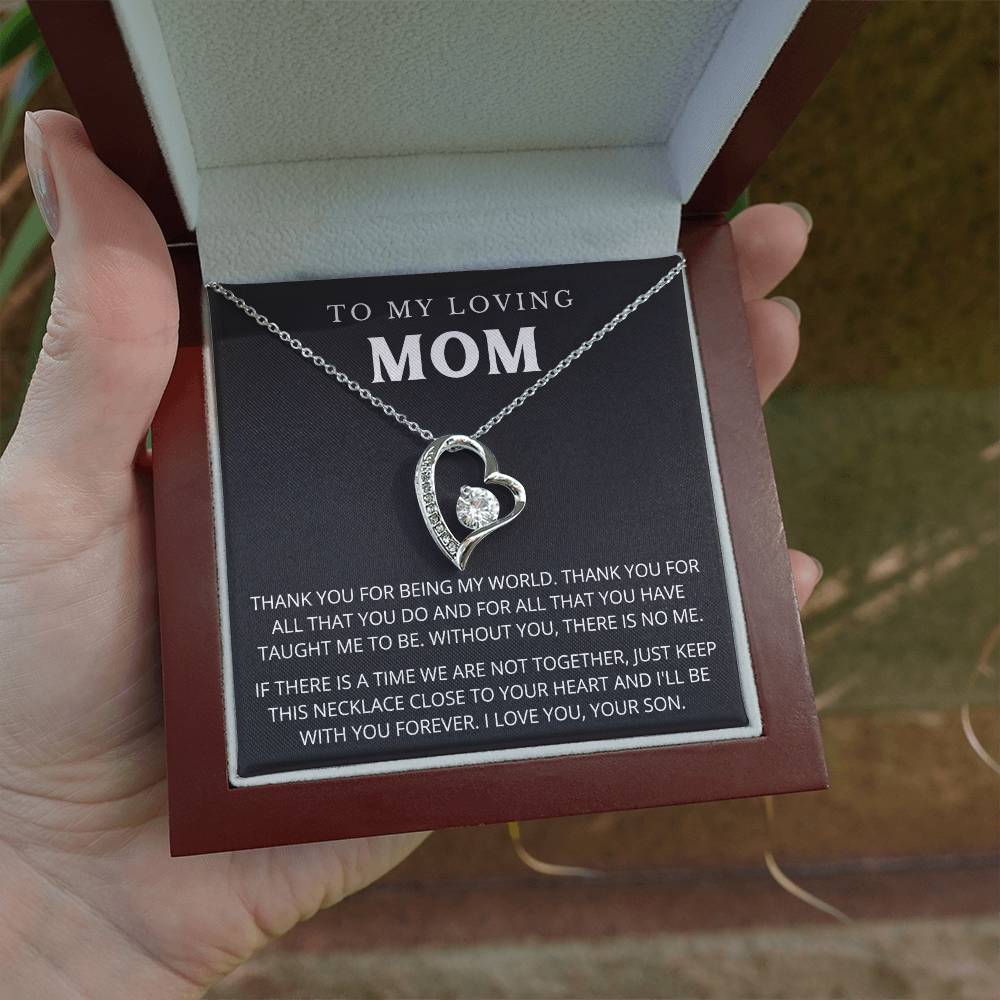 To My Mom - Beautiful Gift Set - Forever Love Necklace - MFL005