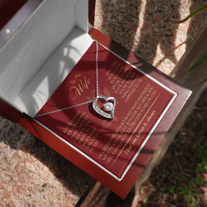 To My Wife - Beautiful Gift Set - Forever Love Necklace - WFL001