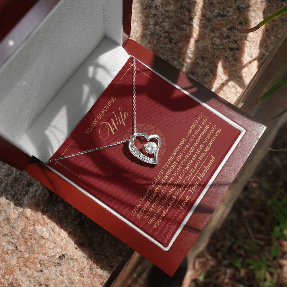To My Wife - Beautiful Gift Set - Forever Love Necklace - WFL002