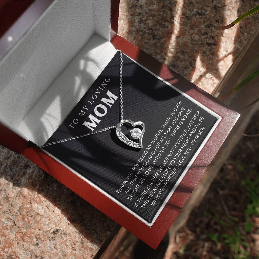 To My Mom - Beautiful Gift Set - Forever Love Necklace - MFL005