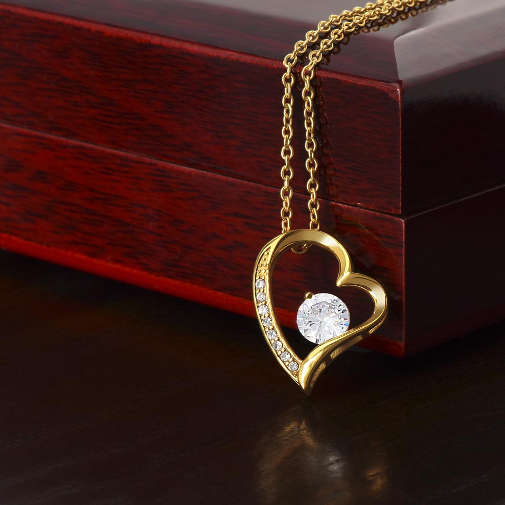 To My Daughter - Love Dad - Beautiful Gift Set - Forever Love Necklace - DFL009