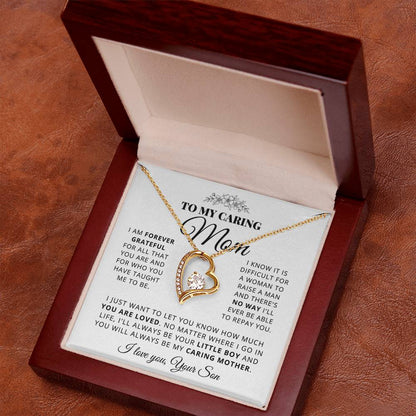 To My Mom - Beautiful Gift Set - Forever Love Necklace - MFL003