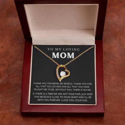 To My Mom - Beautiful Gift Set - Forever Love Necklace - MFL005