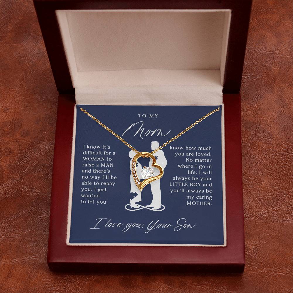 To My Mom - Beautiful Gift Set - Forever Love Necklace - MFL002