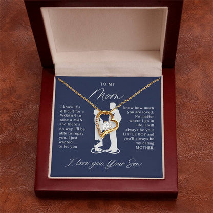 To My Mom - Beautiful Gift Set - Forever Love Necklace - MFL002