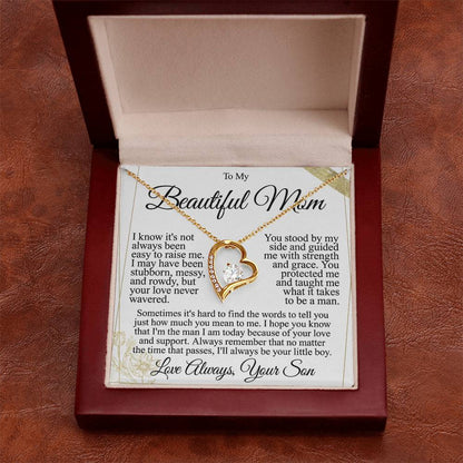 To My Mom - Beautiful Gift Set - Forever Love Necklace - MFL004