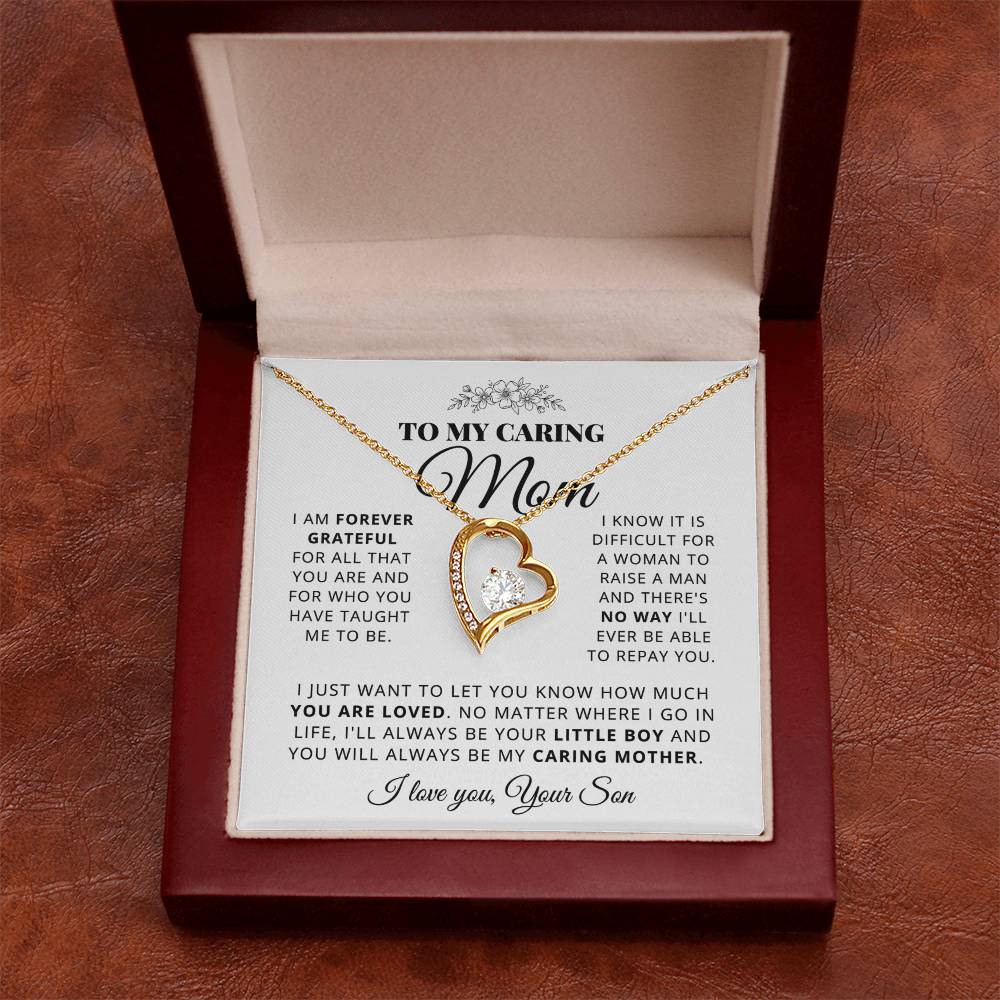 To My Mom - Beautiful Gift Set - Forever Love Necklace - MFL003