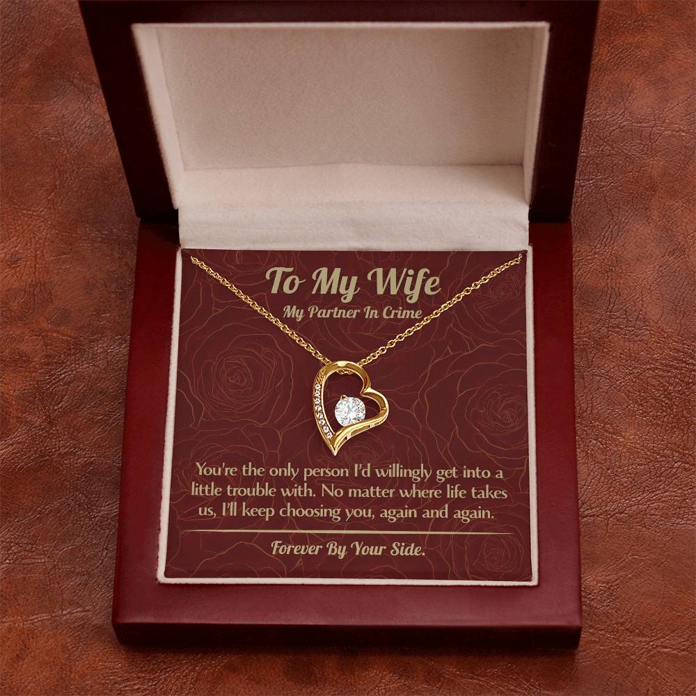 To My Wife - Beautiful Gift Set - Forever Love Necklace - WFL004