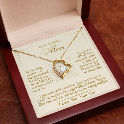 To My Mom - Beautiful Gift Set - Forever Love Necklace - MFL001