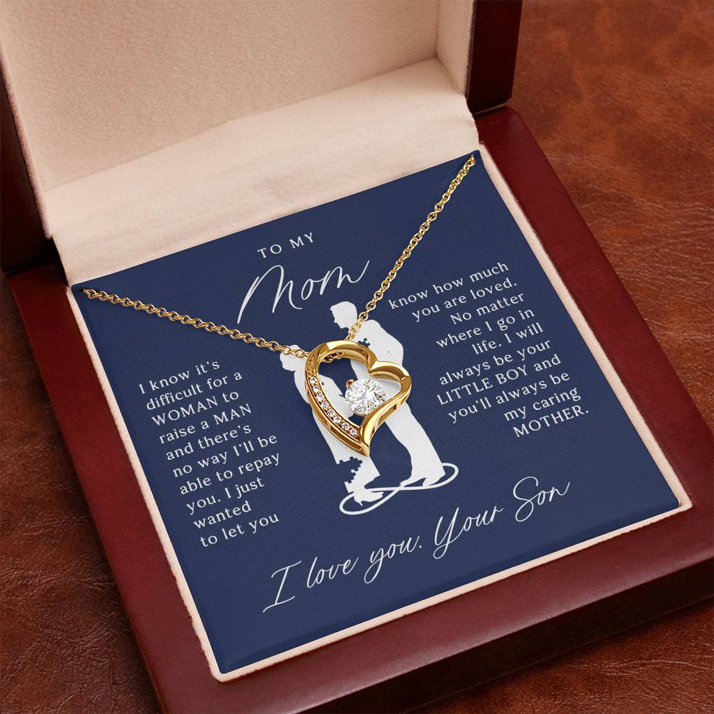 To My Mom - Beautiful Gift Set - Forever Love Necklace - MFL002