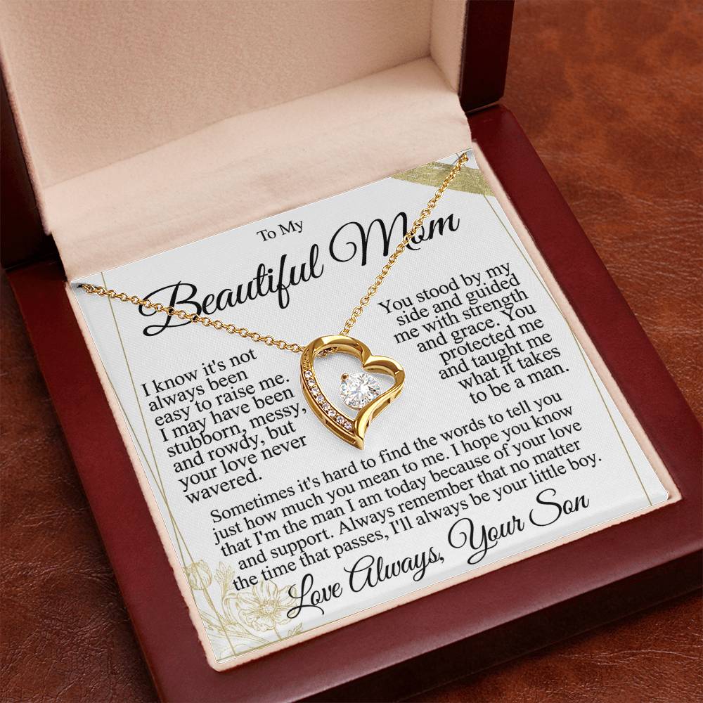 To My Mom - Beautiful Gift Set - Forever Love Necklace - MFL004