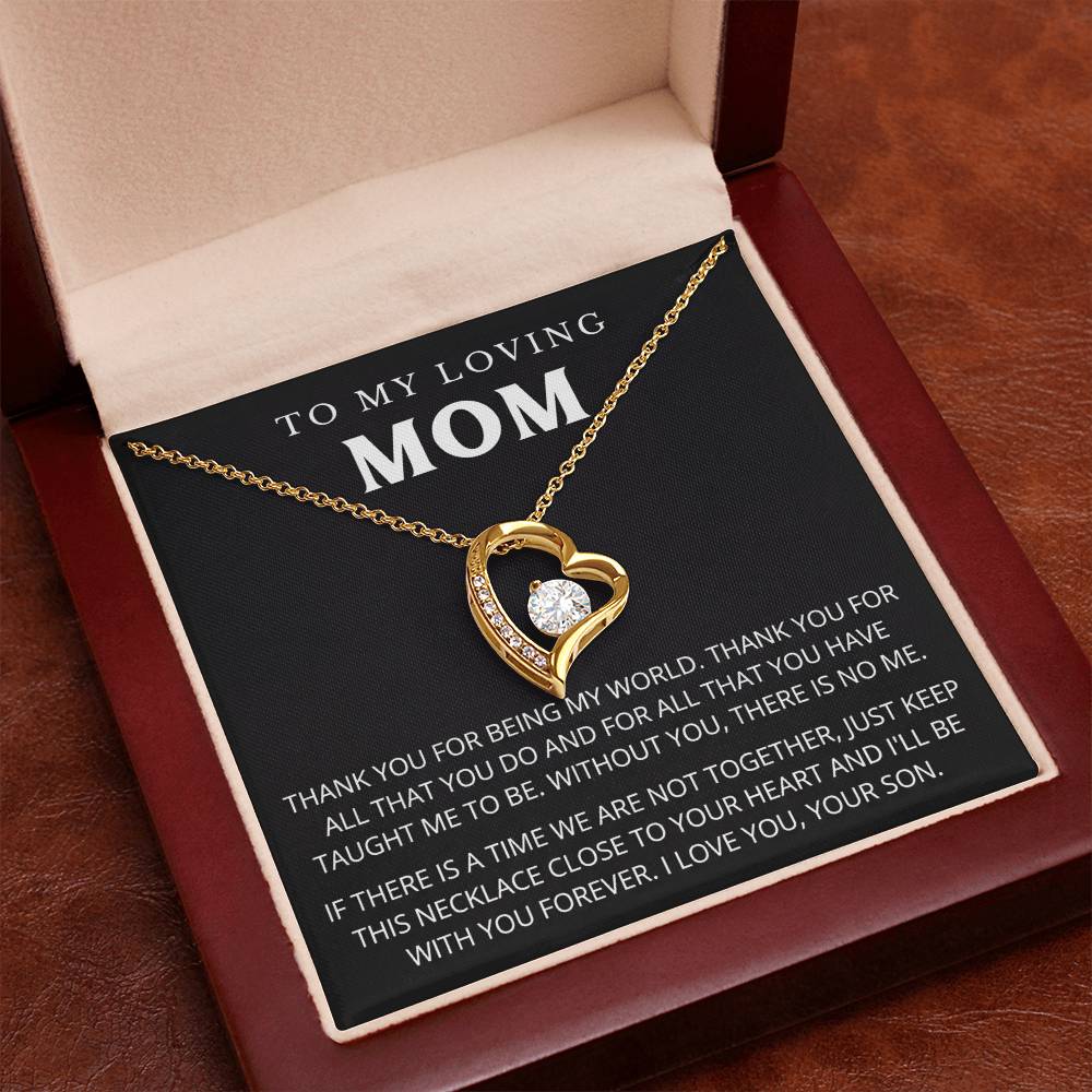 To My Mom - Beautiful Gift Set - Forever Love Necklace - MFL005