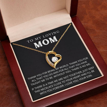 To My Mom - Beautiful Gift Set - Forever Love Necklace - MFL005