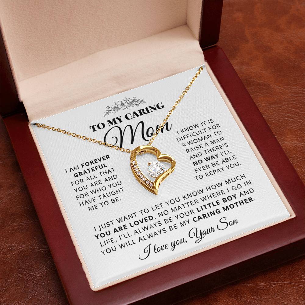 To My Mom - Beautiful Gift Set - Forever Love Necklace - MFL003
