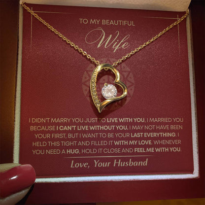 To My Wife - Beautiful Gift Set - Forever Love Necklace - WFL002