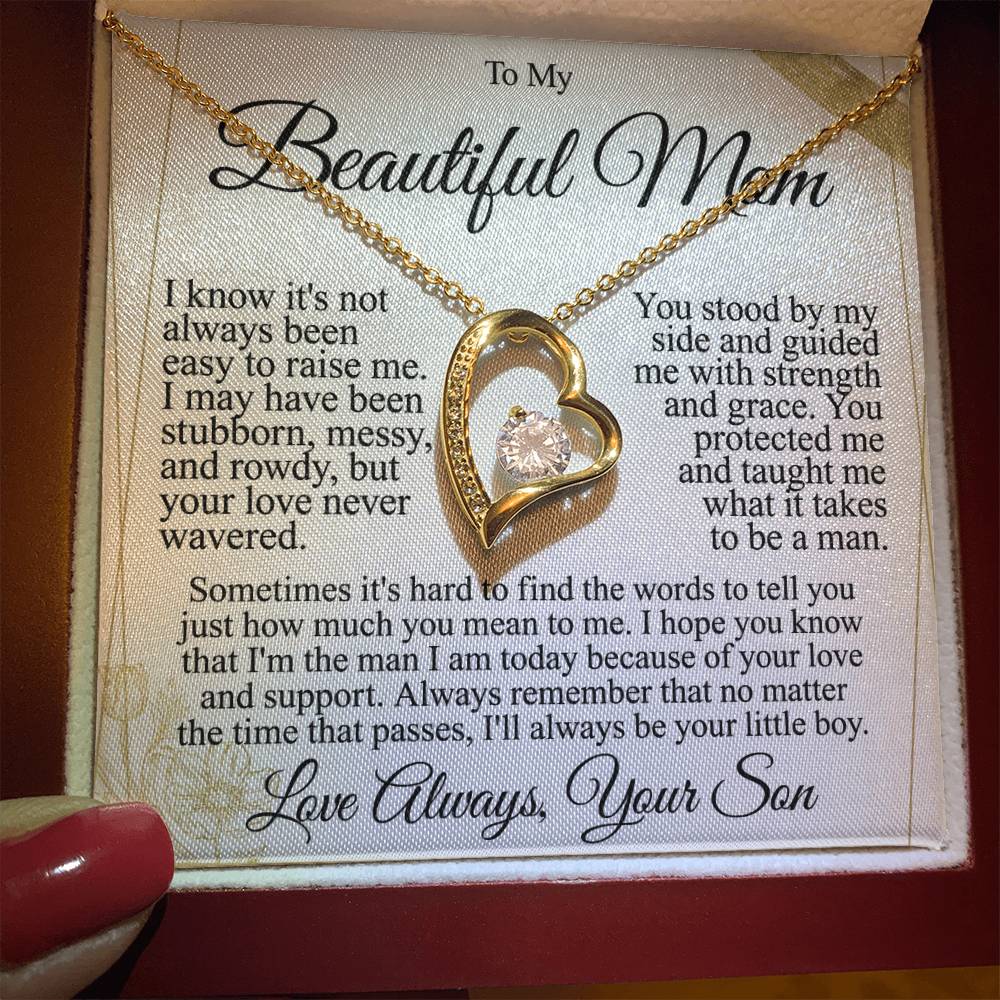 To My Mom - Beautiful Gift Set - Forever Love Necklace - MFL004