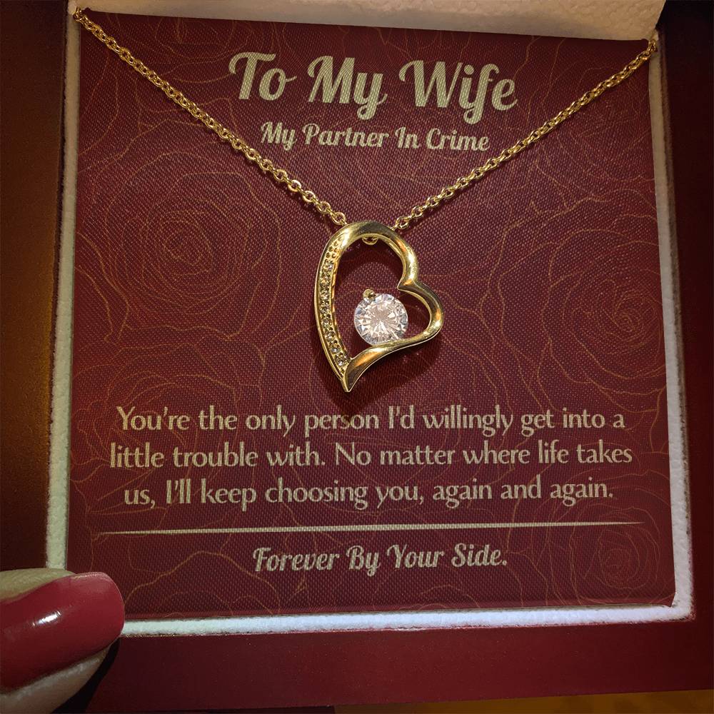 To My Wife - Beautiful Gift Set - Forever Love Necklace - WFL004