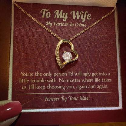 To My Wife - Beautiful Gift Set - Forever Love Necklace - WFL004